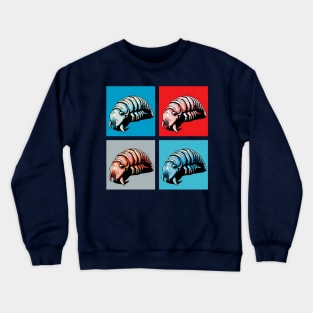 Pop Whale Louse Sponge Art - Cool Underwater Crewneck Sweatshirt